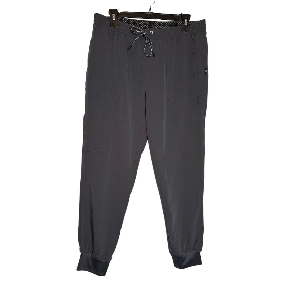 Koi Next Gen Day to Night Scrub Pants Jogger Womens MEDIUM Regular Gray